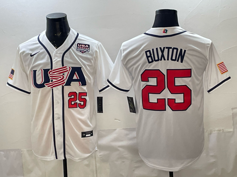 Men 2026 World cup white MLB Nike jersey 0066->->MLB Jersey
